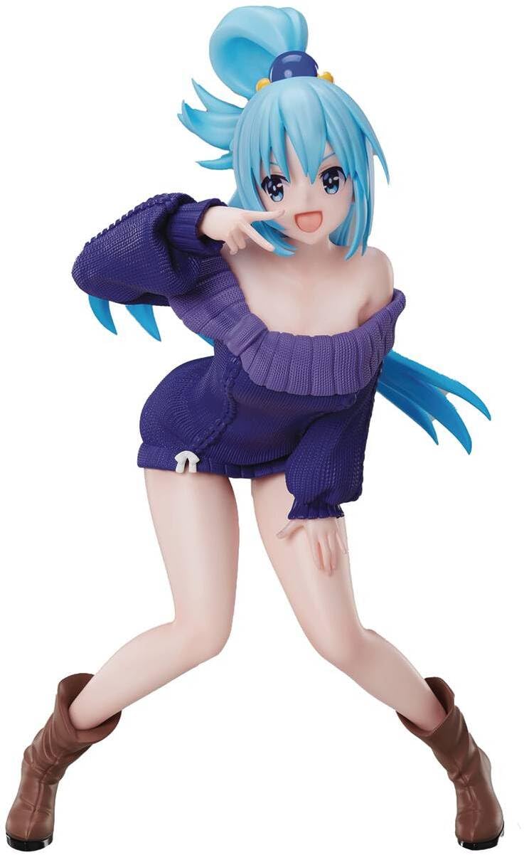 Elcoco KonoSuba 3 Aqua 1/7 Scale Figure Collectible Anime Figurine- Japan Figure Store - #1 Bring To You The Best Japanese Goods