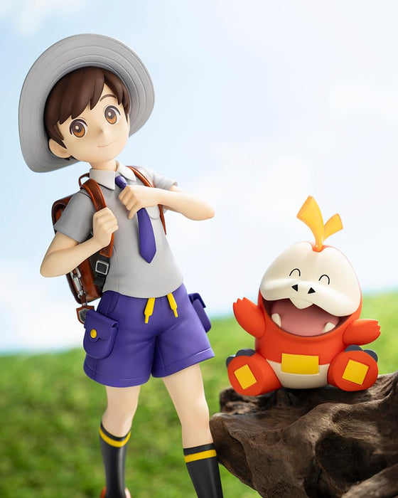 Kotobukiya Pokémon Series Artfx J Haruto with Hogata 1/8 Scale Figure- Japan Figure Store - #1 Bring To You The Best Japanese Goods