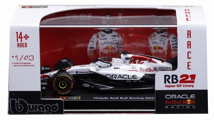 Kyosho Burago 1/43 Scale Red Bull Racing RB21 2025 Japanese GP Model Verstappen