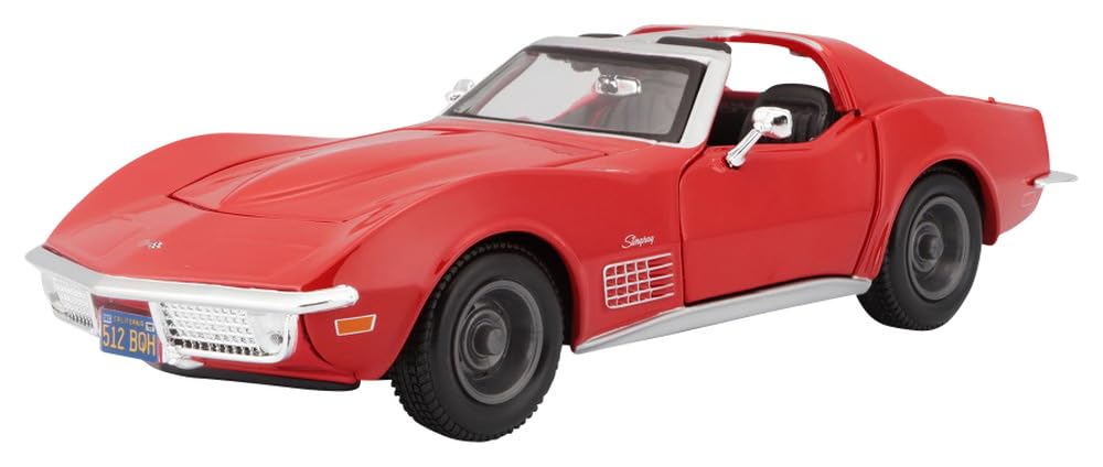 Kyosho Maisto 1/24 Scale 1970 Corvette Red Model Ms31202R1