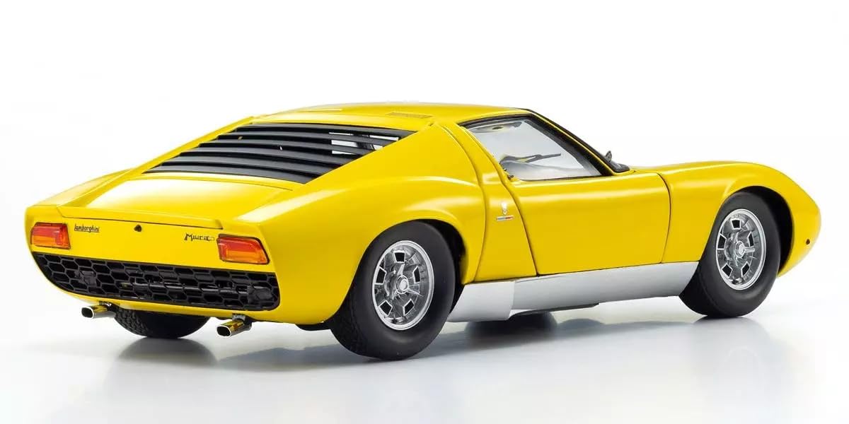 Kyosho 1/18 Scale Lamborghini Miura P400 Yellow Model Ks08314Y