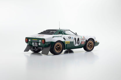 Kyosho 1/18 Scale Lancia Stratos HF Monte Carlo 1975 Winner Model KS08130E