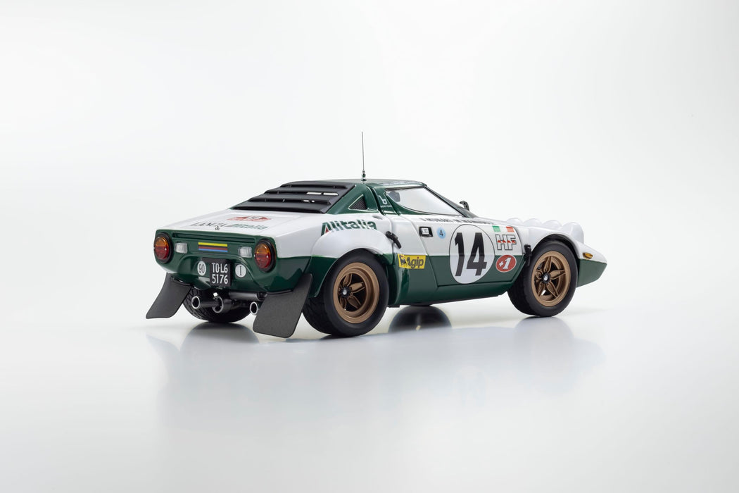 Kyosho 1/18 Scale Lancia Stratos HF Monte Carlo 1975 Winner Model KS08130E