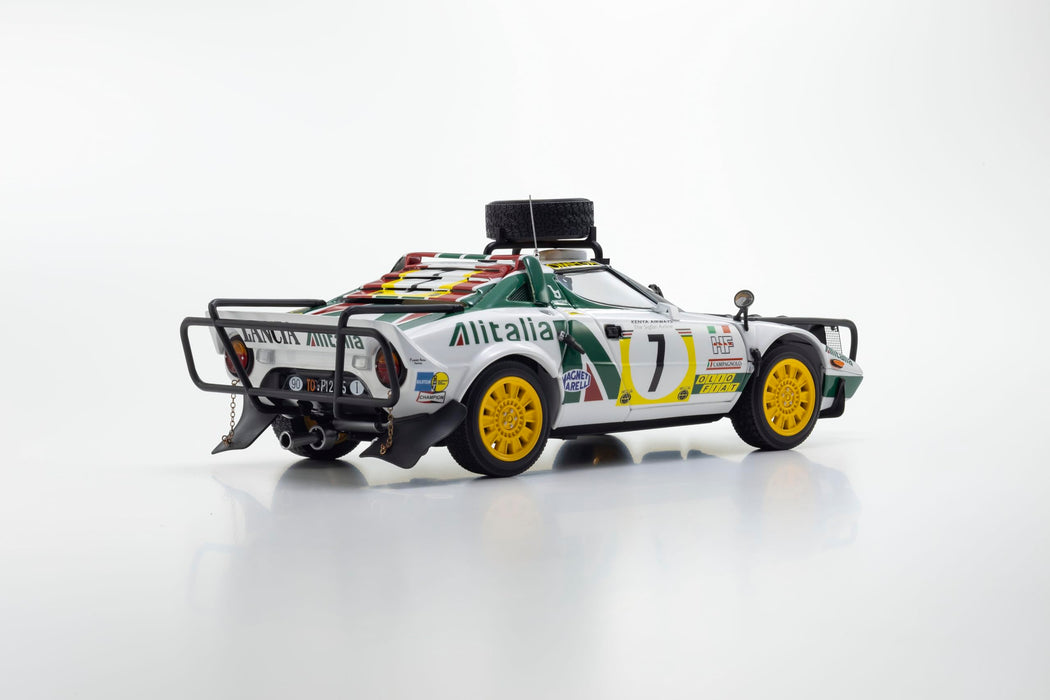 Kyosho 1/18 Scale Lancia Stratos HF Safari 1977 Model Ks08130G