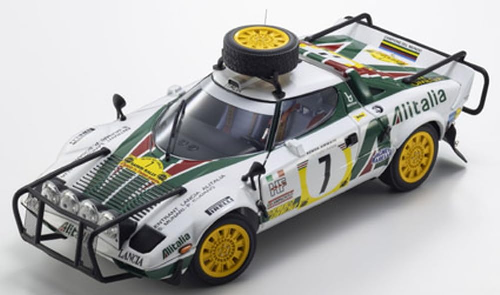 Kyosho 1/18 Scale Lancia Stratos HF Safari 1977 Model Ks08130G