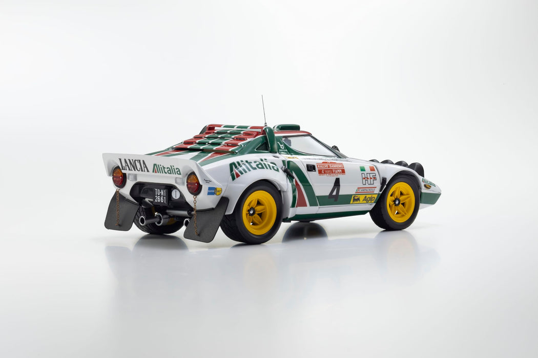 Kyosho 1/18 Scale Lancia Stratos HF 1976 Sanremo Winner Model KS08130F