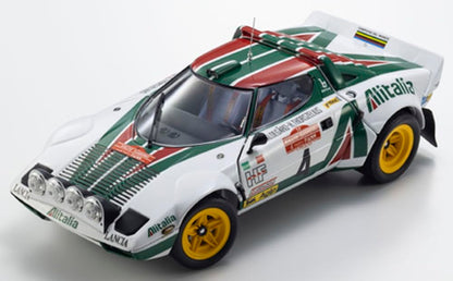 Kyosho 1/18 Scale Lancia Stratos HF 1976 Sanremo Winner Model KS08130F