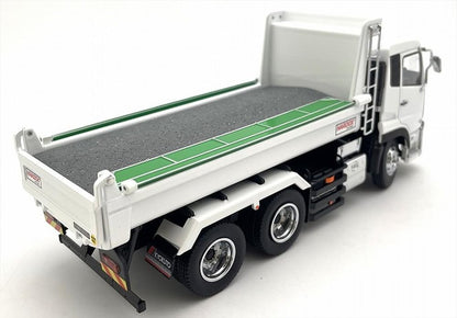 Kyosho 1/43 Ud Trucks Quon Kyokuto White Dump Truck Model Ks03940W