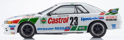 Kyosho 1/64 Scale Castrol Skyline GT-R R32 1990 LED Model Car