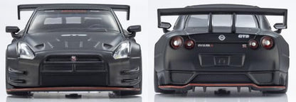 Kyosho 1/64 Nismo R35 GT-R GT3 Test Car Matte Black Diecast with LED Lights