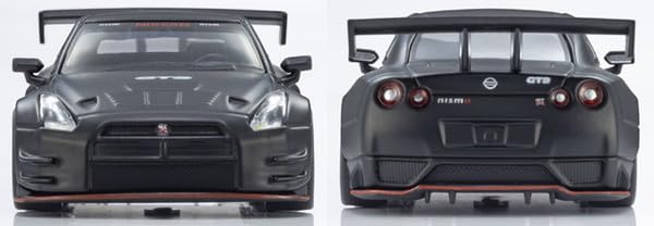 Kyosho 1/64 Nismo R35 GT-R GT3 Test Car Matte Black Diecast with LED Lights