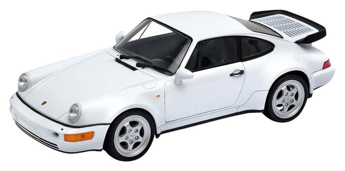 Modèle réduit Kyosho Welly Porsche 911 Turbo 964 blanc à l'échelle 1/24, référence We24023W1