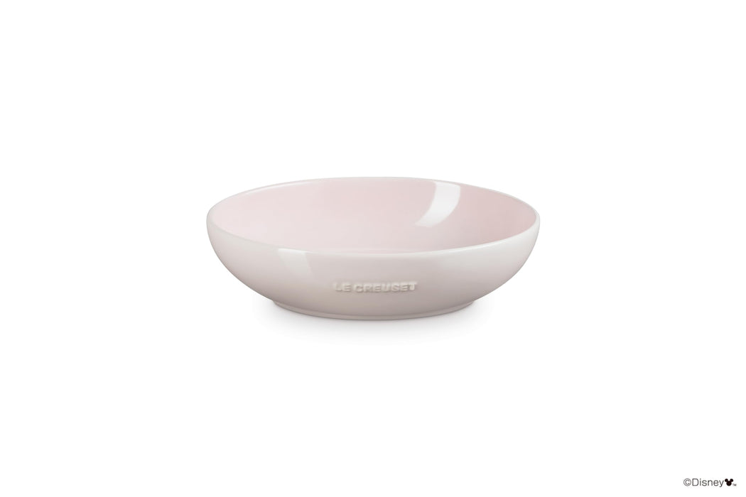 Le Creuset Disney Mickey Mouse Oval Dish 19cm Shell Pink Oven Safe- Japan Figure Store - #1 Bring To You The Best Japanese Goods