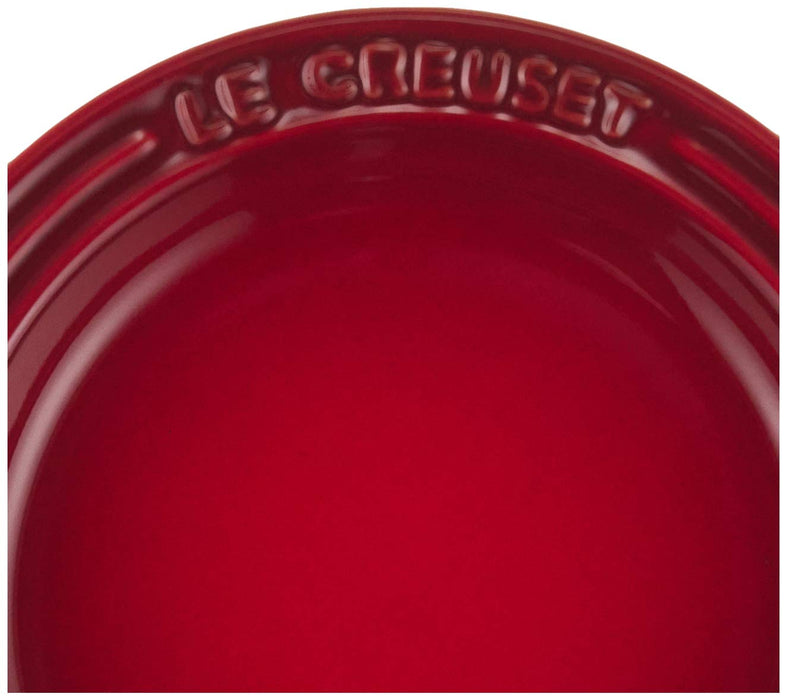 Le Creuset Mini Round Plates Set of 5 Rainbow Design Microwave Safe Bakeware