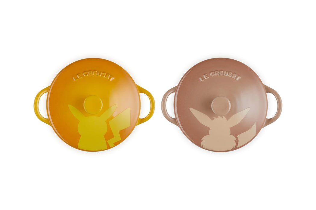 Le Creuset Pokemon Mini Cocotte Set 2pc Pikachu and Eevee Official Japan- Japan Figure Store - #1 Bring To You The Best Japanese Goods