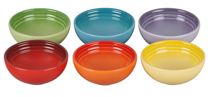 Le Creuset Stoneware Mini Bowls 7cm Rainbow Set of 6 Heat Resistant Safe- Japan Figure Store - #1 Bring To You The Best Japanese Goods