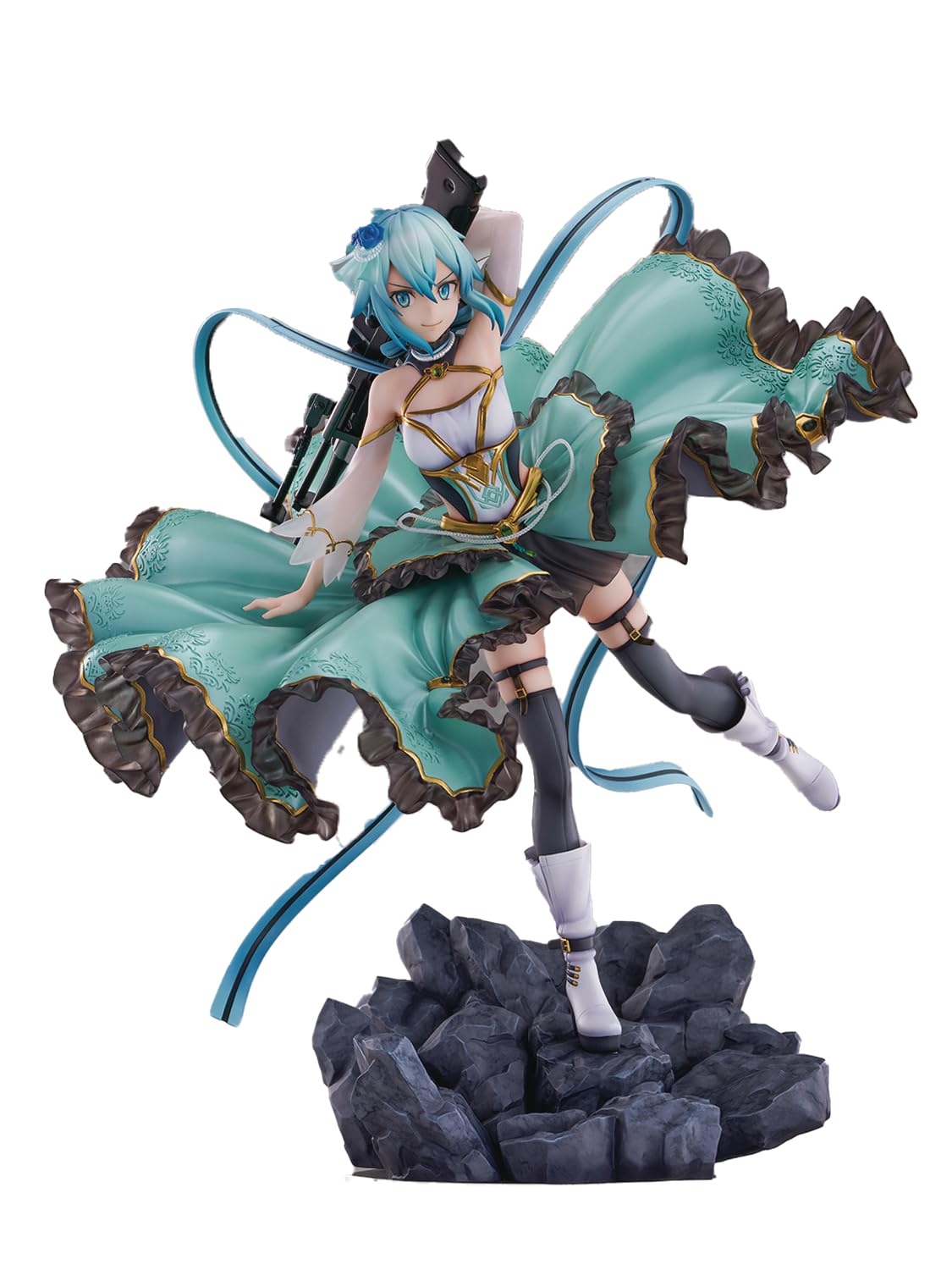 Stream Made-To-Order Sword Art Online Sinon Crystal Dress 1/7 Scale Figure- Japan Figure Store - #1 Bring To You The Best Japanese Goods