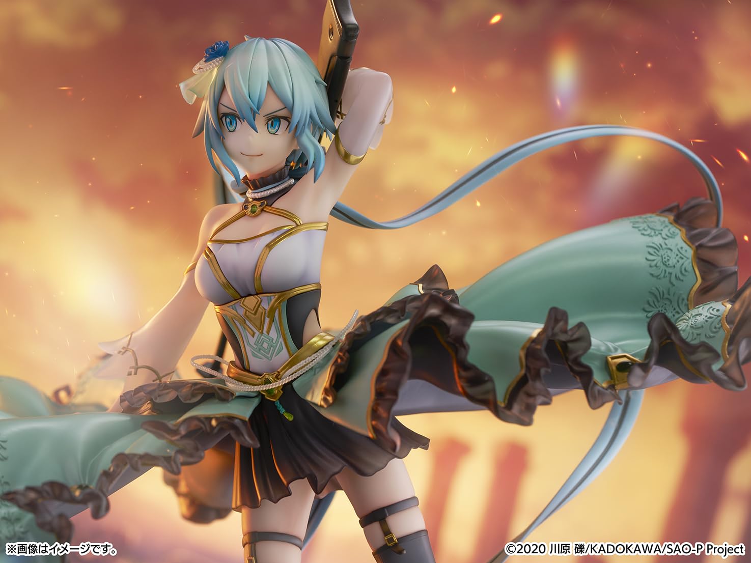 Stream Made-To-Order Sword Art Online Sinon Crystal Dress 1/7 Scale Figure- Japan Figure Store - #1 Bring To You The Best Japanese Goods