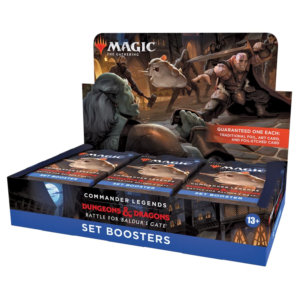 Magic: The Gathering Commander Legends Baldurs Gate Set Booster Box - English Version