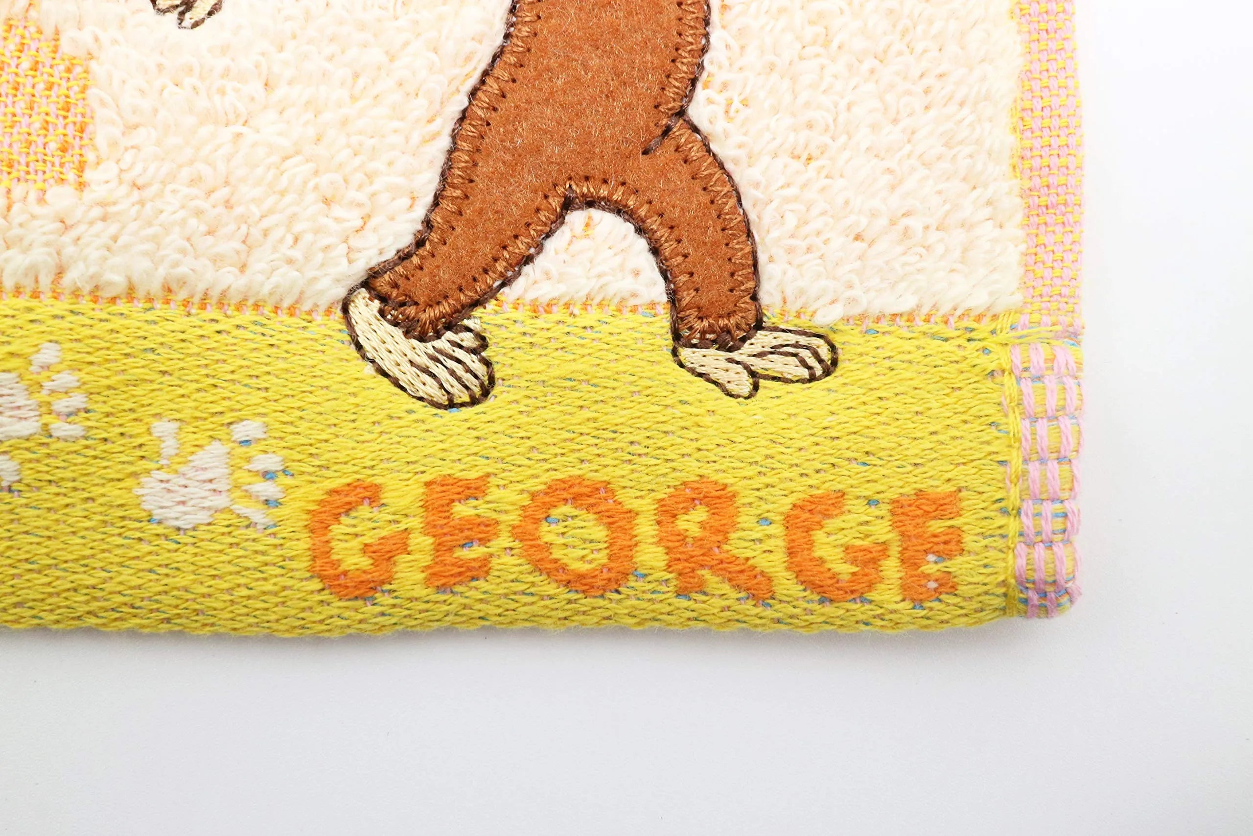 MARUSHIN Curious George Mini Towel Happy Active- Japan Figure Store - #1 Bring To You The Best Japanese Goods