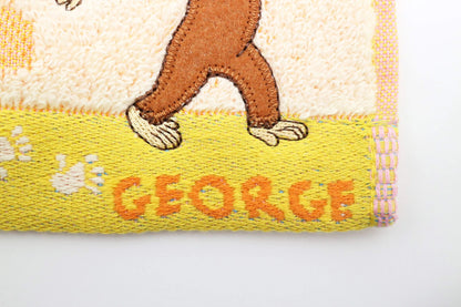 MARUSHIN Curious George Mini Towel Happy Active- Japan Figure Store - #1 Bring To You The Best Japanese Goods