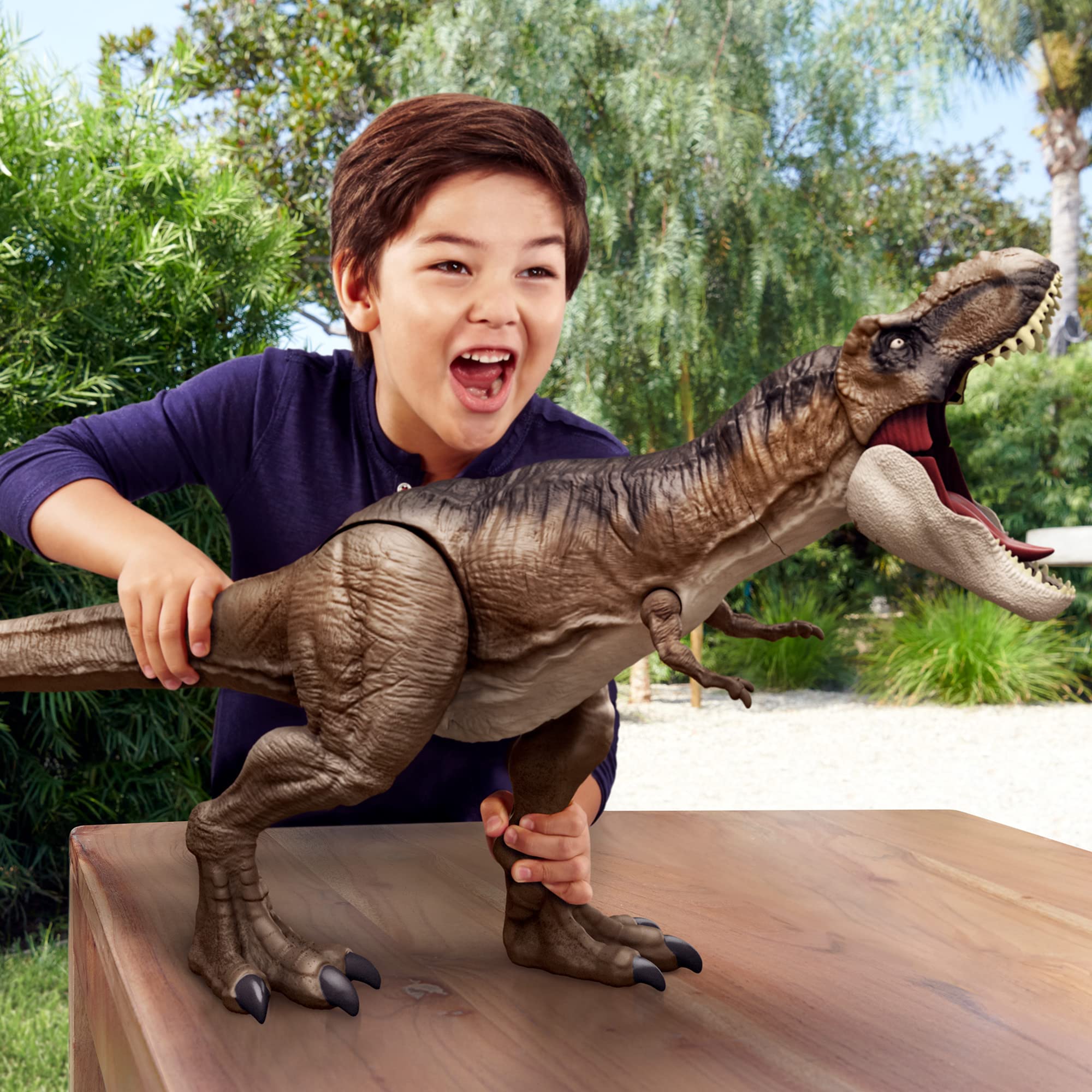Mattel Jurassic World T-Rex II Toy 101cm Long for Ages 4 Plus- Japan Figure Store - #1 Bring To You The Best Japanese Goods