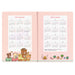 San-X Rilakkuma Me67105 B6 Monthly Pocket Schedule Notebook- Japan Figure Store - #1 Bring To You The Best Japanese Goods