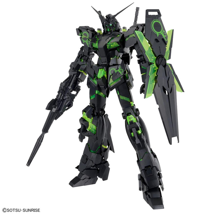 Bandai Spirits MG 1/100 Unicorn Gundam Recirculation Transparent Modèle Vert Néon