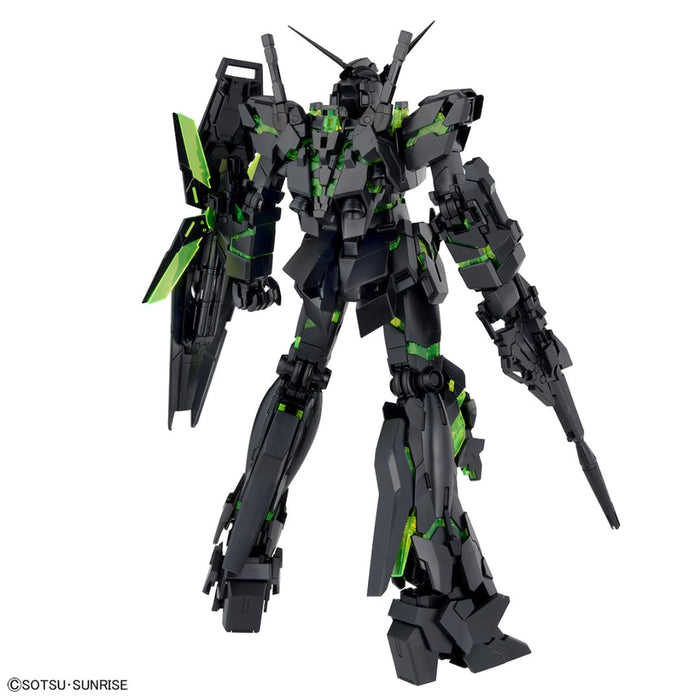 Bandai Spirits MG 1/100 Unicorn Gundam Recirculation Transparent Modèle Vert Néon