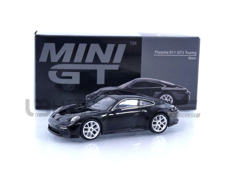 Truescale Miniatures 1/64 Porsche 911 GT3 Touring Black LHD Finished Model- Japan Figure Store - #1 Bring To You The Best Japanese Goods