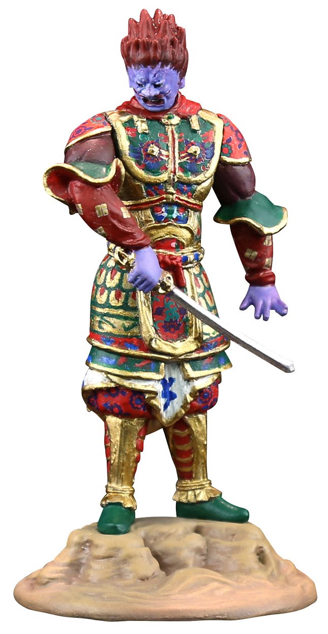 Kaiyodo Miniq Miniature Cube 006 General Basara Painted PVC Figure