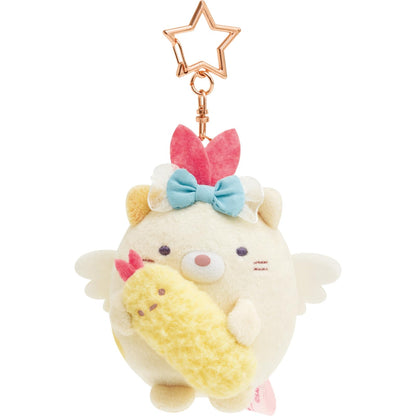 San-X Sumikko Gurashi Angel Ebiten Hanging Plush Cat Mo62401- Japan Figure Store - #1 Bring To You The Best Japanese Goods