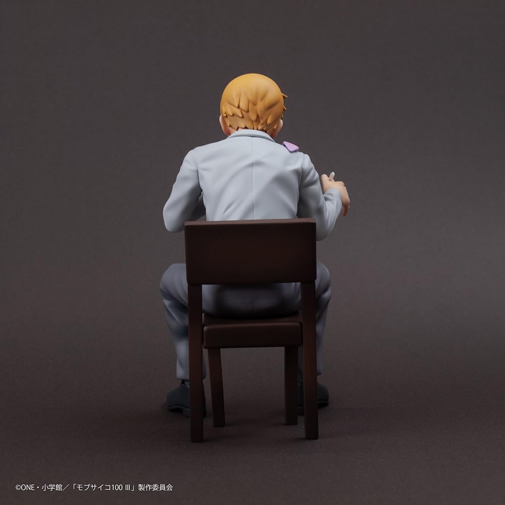 Mob Psycho 100 III xBunbougu Cafe 2022 Figure - Arataka Reigen Non-Scale Pre-Painted Complete Figure (PVC & ABS)