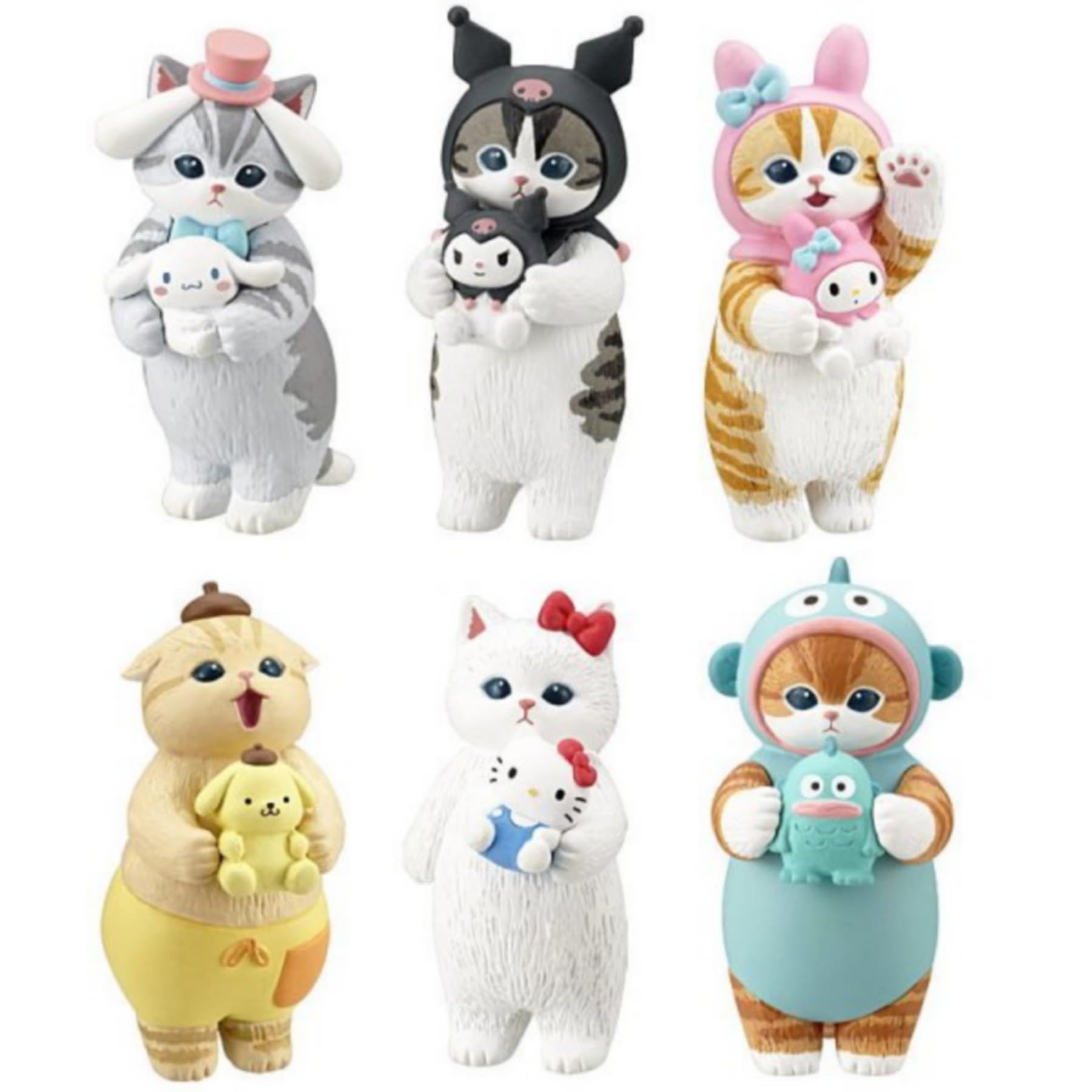 Kitan Club Mofusand Sanrio Character Narikiri Figure Set Capsule Toy Japan- Japan Figure Store - #1 Bring To You The Best Japanese Goods