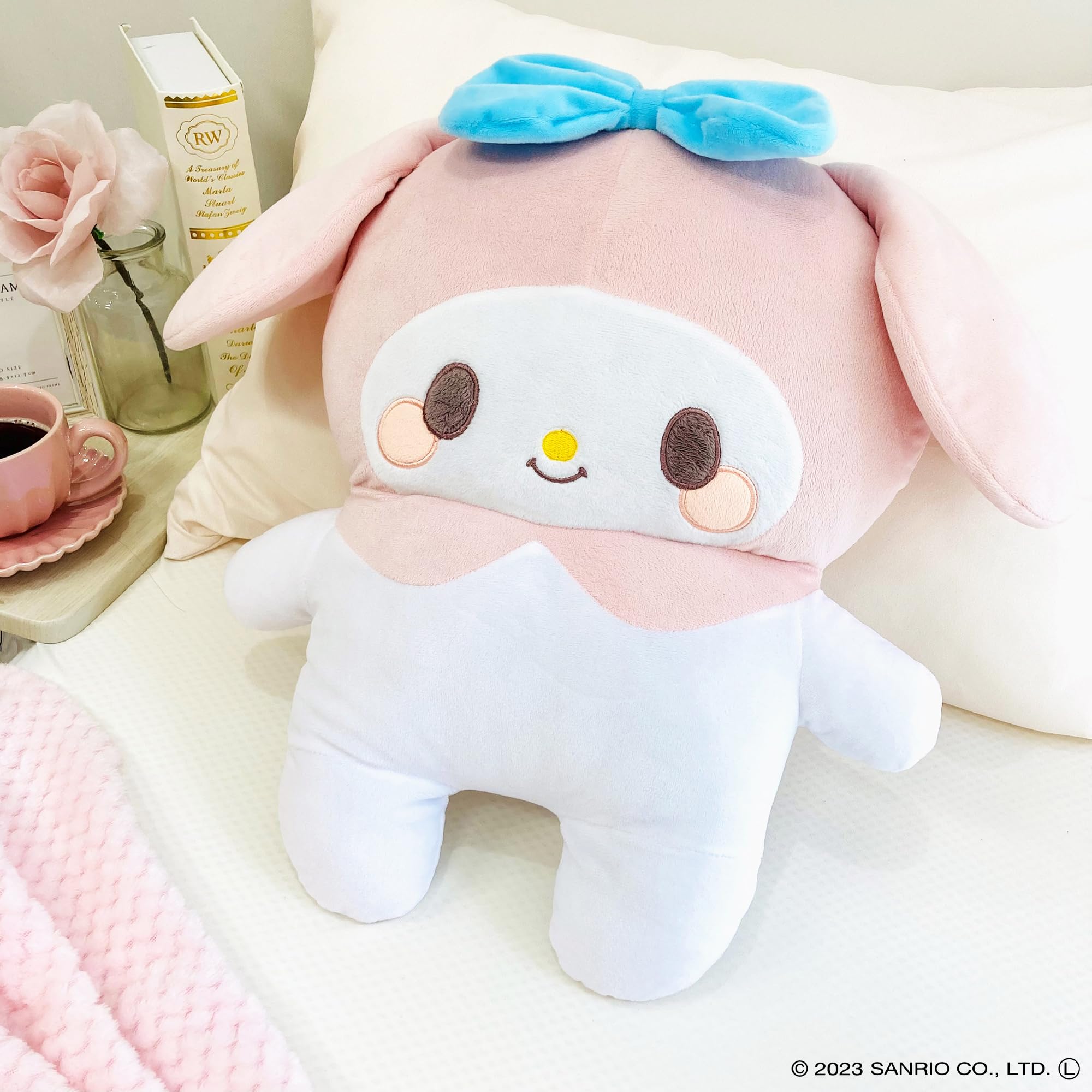 Moripilo My Melody Body Pillow 38x40cm Large Pink Stuffed Animal Cushion- Japan Figure Store - #1 Bring To You The Best Japanese Goods