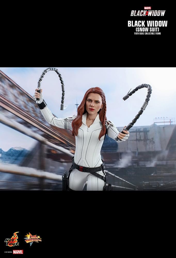 Hot Toys Movie Masterpiece Black Widow White Snowsuit 1/6 Scale Figure