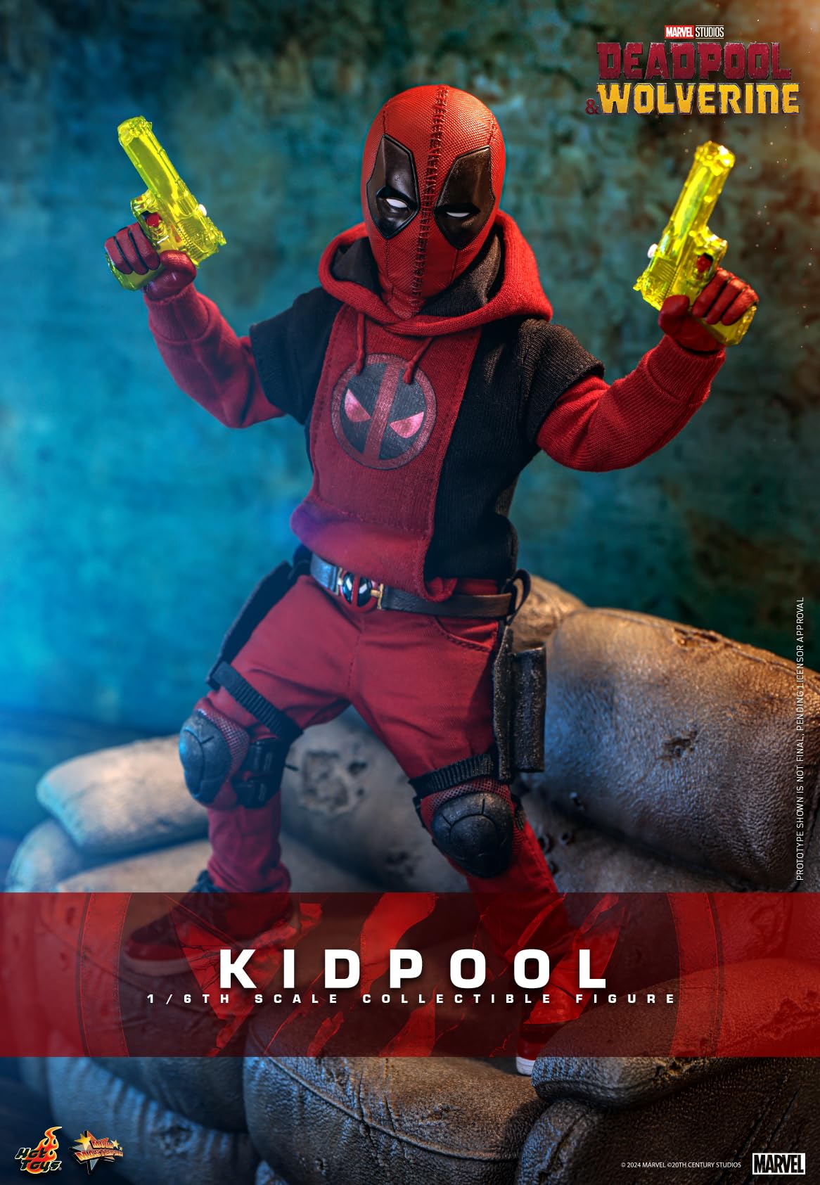 Hot Toys Movie Masterpiece 1/6 Scale Deadpool Wolverine Kidpool Figure