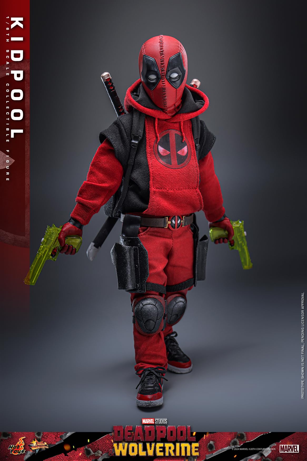 Hot Toys Movie Masterpiece 1/6 Scale Deadpool Wolverine Kidpool Figure