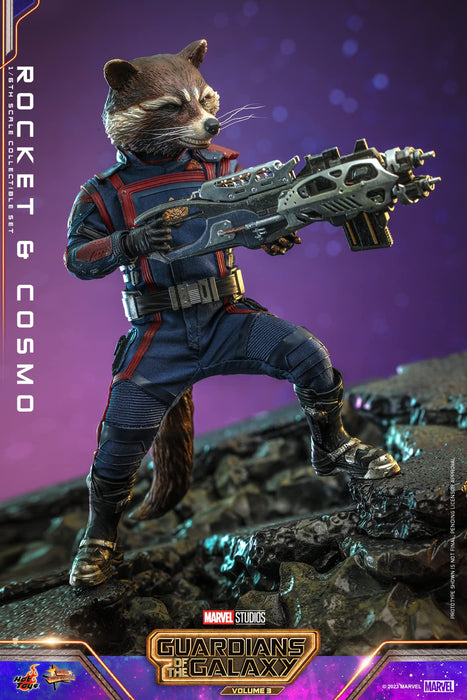 Hot Toys Movie Masterpiece Guardians Of The Galaxy Rocket and Cosmo Set- Japan Figure Store - #1 Bring To You The Best Japanese Goods
