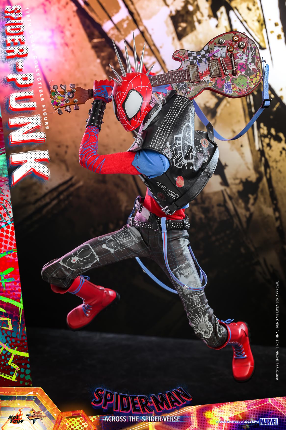 Hot Toys 1/6 Scale Spider-Man Spider-Punk Figure Across The Spider-Verse