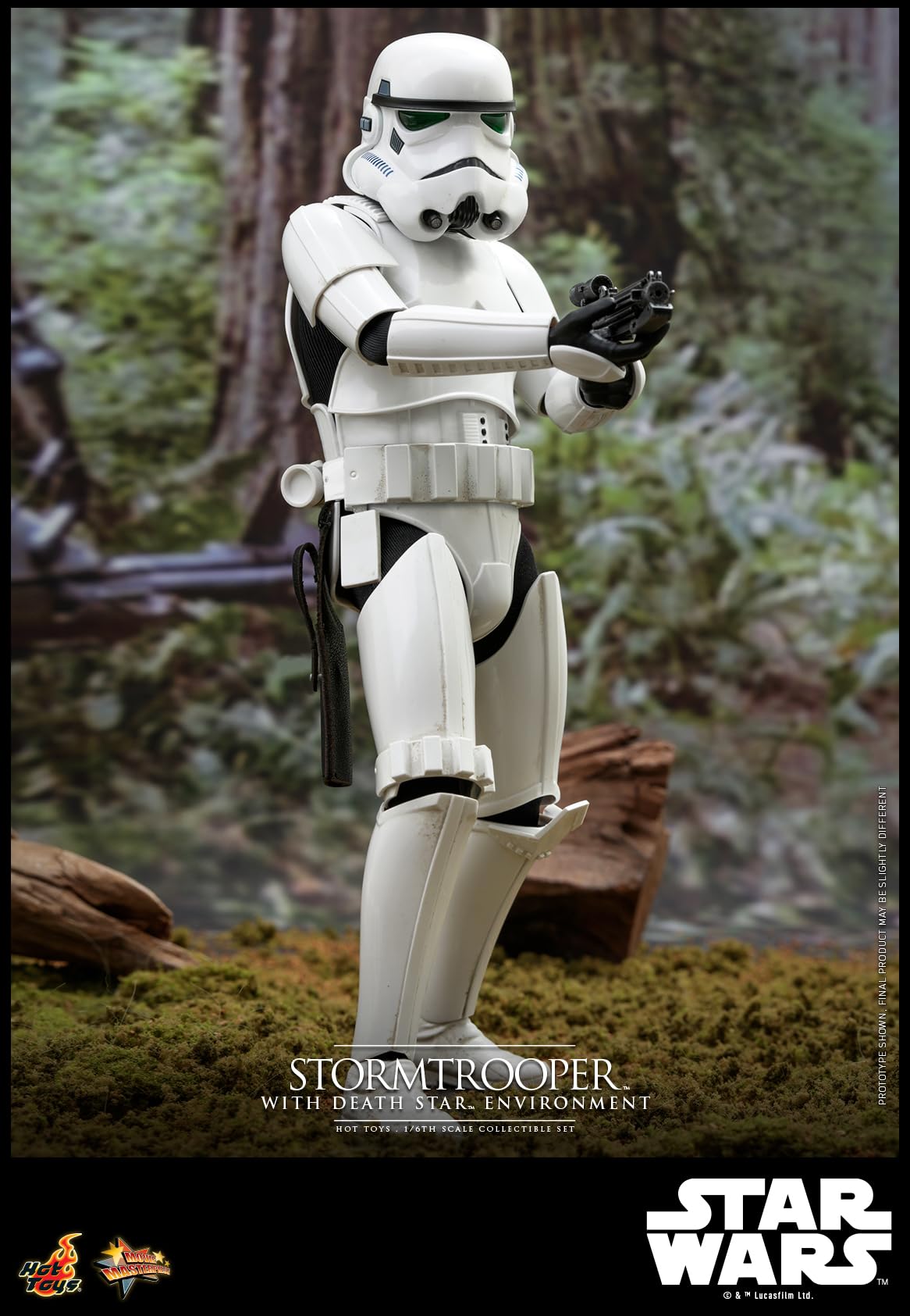 Hot Toys Movie Masterpiece Star Wars 1/6 Scale Stormtrooper with Backboard- Japan Figure Store - #1 Bring To You The Best Japanese Goods