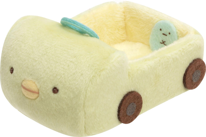 San-X Sumikko Gurashi Hand-Held Plush Car Penguin Mx97801- Japan Figure Store - #1 Bring To You The Best Japanese Goods
