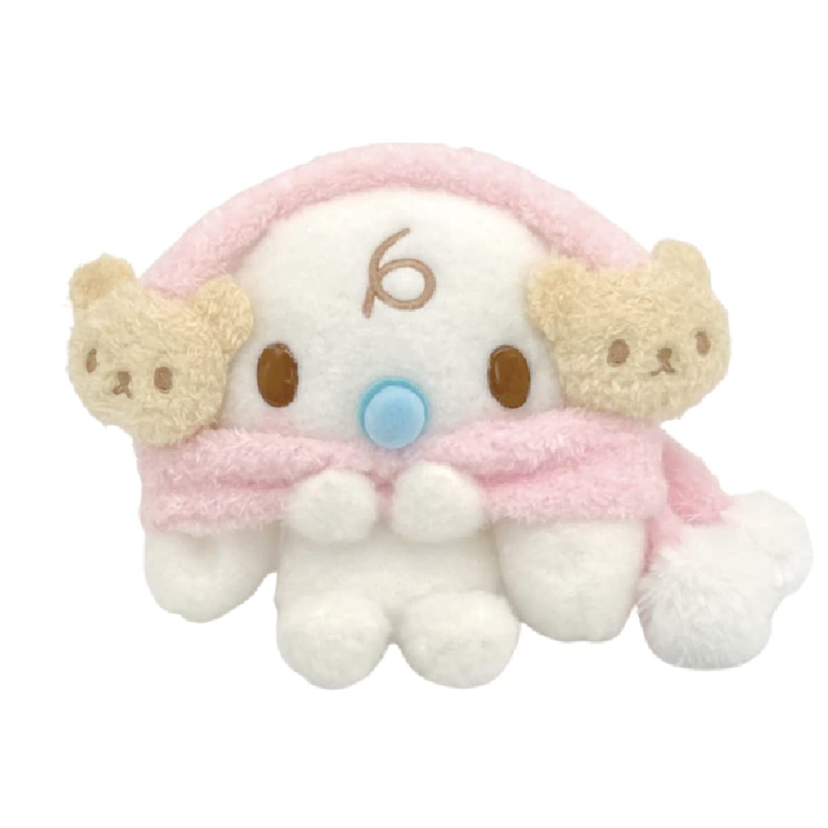Nakajima Sanrio Plush Toy S Milk Wearing Earmuffs- Japan Figure Store - #1 Bring To You The Best Japanese Goods