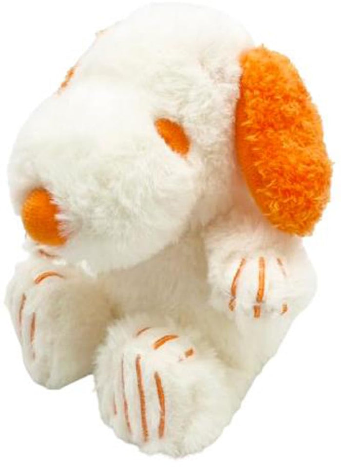 Nakajima Corporation Rainbow Fuwakuta Snoopy Orange Plush 209986-25