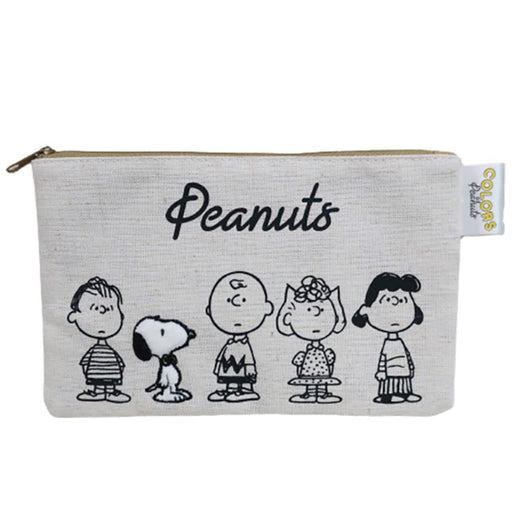 Sanrio Nakajima Snoopy Colors Flat Pouch Compact and Stylish 171818- Japan Figure Store - #1 Bring To You The Best Japanese Goods