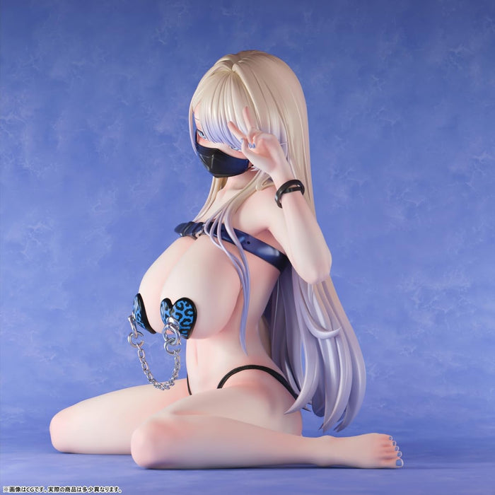 Figurine peinte à l'échelle 1/5 de la fille noire de Nikkan Insight, Gal Karasumiya Raina