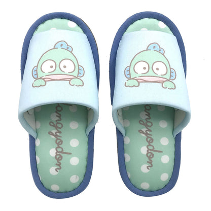 Nippon Slippers Sanrio Hangyodon Blue Soft Slippers 22-24 Cm- Japan Figure Store - #1 Bring To You The Best Japanese Goods