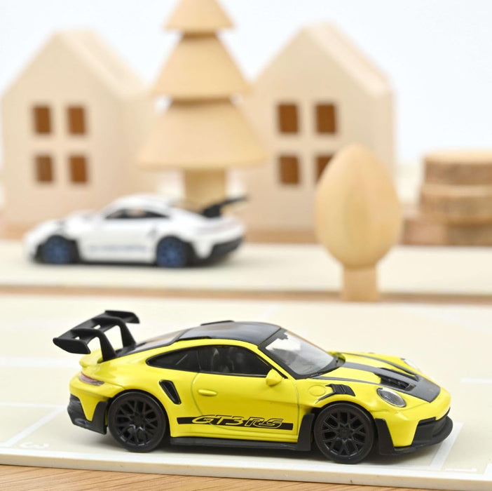 Norev B-M-W 1/43 Porsche 911 GT3 RS 2022 Yellow Black Minicar Model- Japan Figure Store - #1 Bring To You The Best Japanese Goods