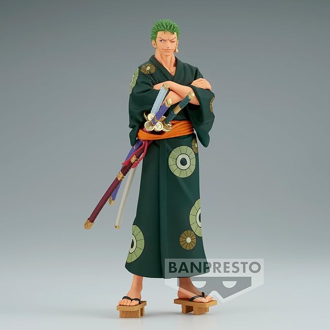 Bandai Spirits Roronoa Zoro DXF Figure Wano Country Yukata Grandline Series- Japan Figure Store - #1 Bring To You The Best Japanese Goods