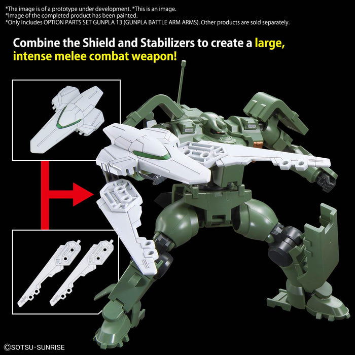 Bandai Optional Parts Set Gunpla 13: Enhance Your Gunpla Battle Arm Arms- Japan Figure Store - #1 Bring To You The Best Japanese Goods